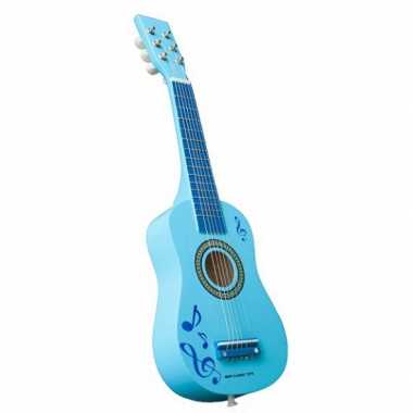 Speelgoed gitaar blauw