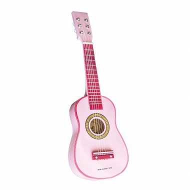 Speelgoed gitaar roze